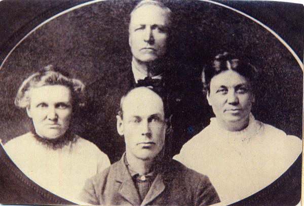 Benjamin Doolen; Icy (Doolen) Garrett; Charles I. Doolen; Harriet (Doolen) Atkins