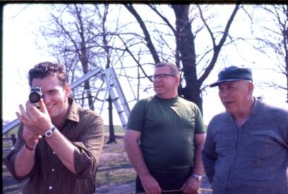 Rev. Bruce Hough, Bob Williams, Clarence Brainard