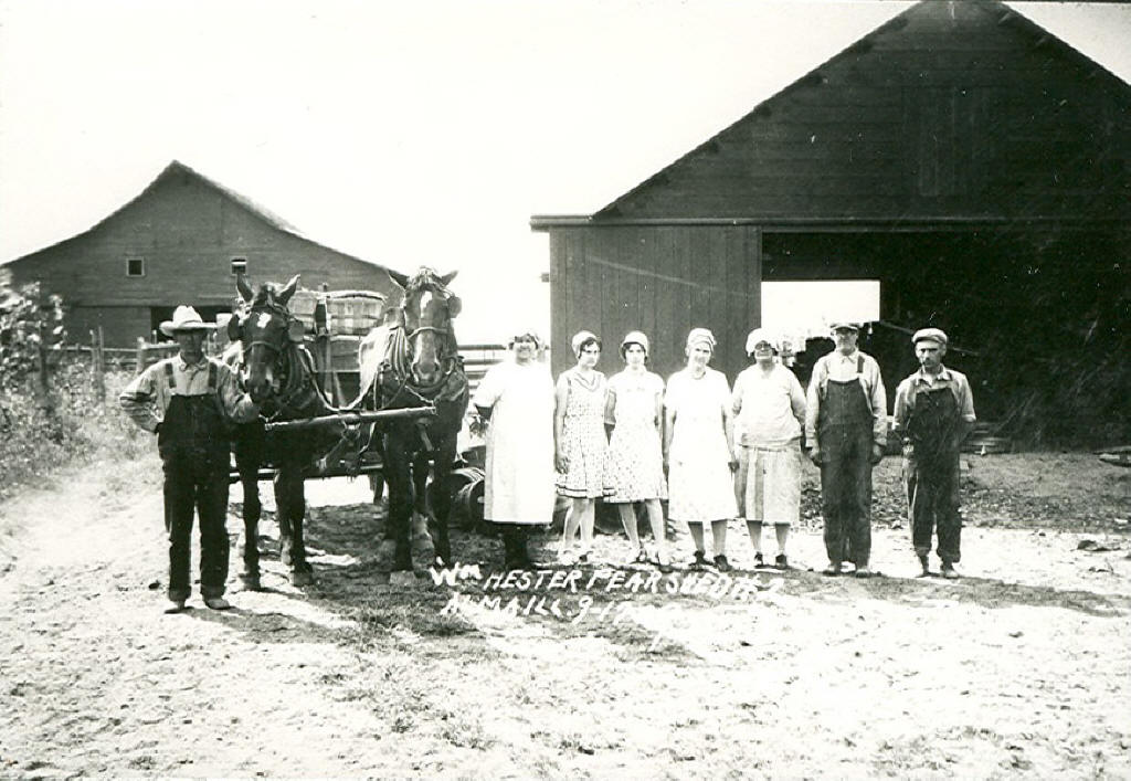 Alma Illinois William Hester pear shed Nora Clow