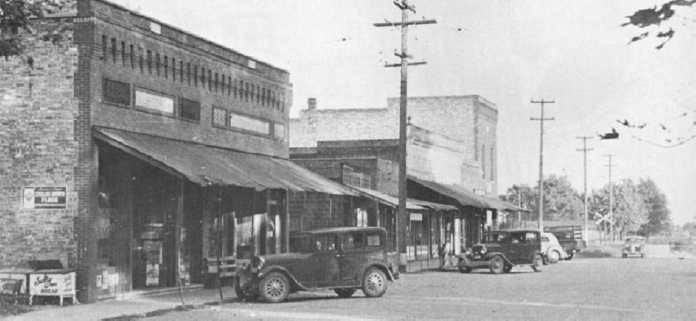 Alma Illinois Main Street 1938