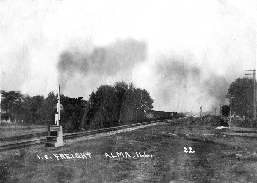Alma Illinois I.C. Freight
