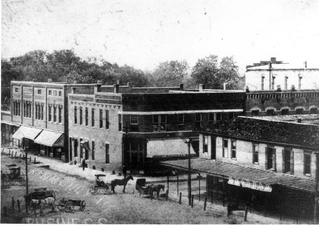 Business District Kinmundy Illinois