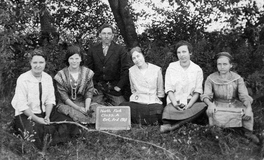 North Fork School; 1913