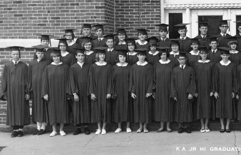 Kinmundy -Alma 1967 Jr. High graduates